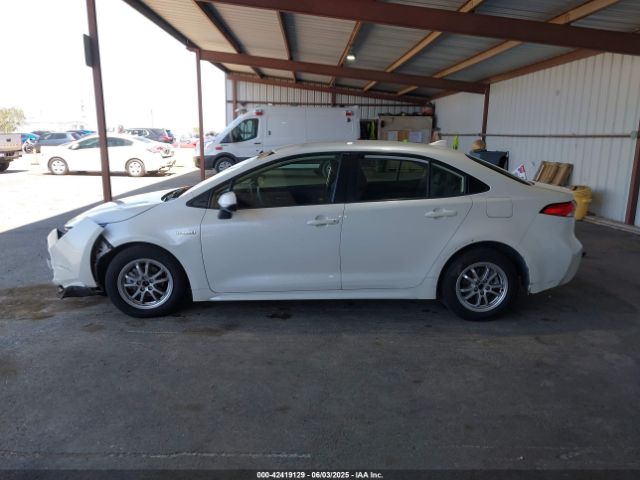 JTDEBRBE2LJ001274 Toyota Corolla Hybrid Le