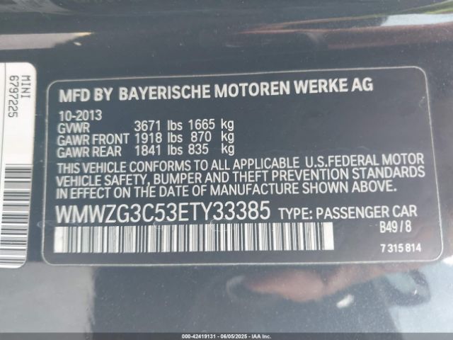2014 MINI CLUBMAN WMWZG3C53ETY33385 Photo 8