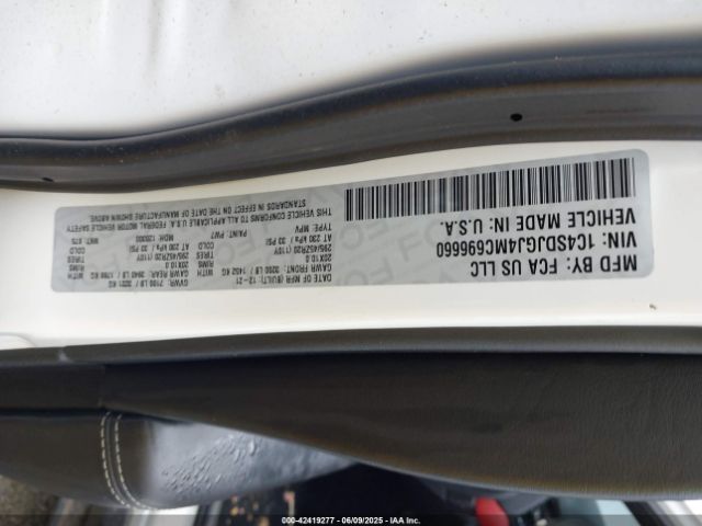 2021 DODGE DURANGO 1C4SDJGJ4MC696660 Photo 8