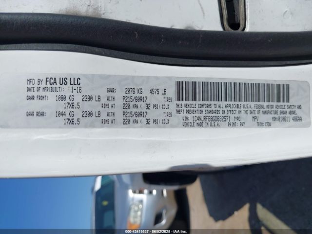 1C4NJRFB8GD632571 Jeep Patriot Latitude