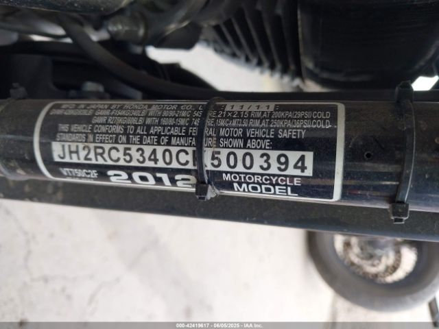 2012 HONDA VT750 JH2RC5340CK500394 Photo 9