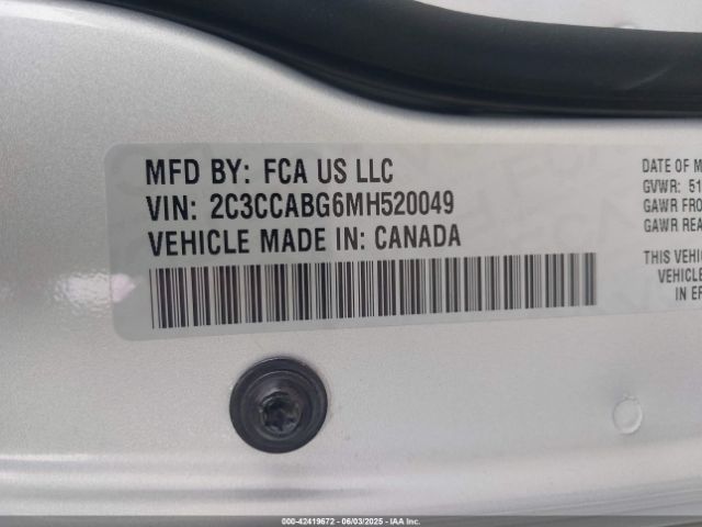 2021 CHRYSLER 300 2C3CCABG6MH520049 Photo 8