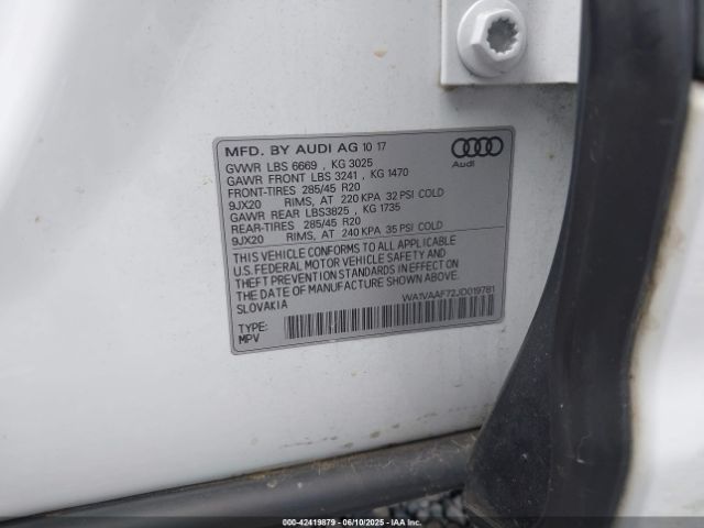 2018 AUDI Q7 WA1VAAF72JD019781 Photo 8