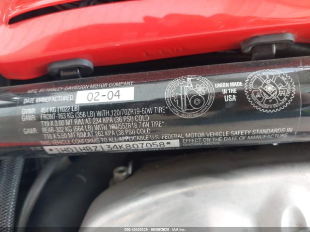 2004 HARLEY-DAVIDSON VRSCB 1HD1HBZ134K807058 Photo 9