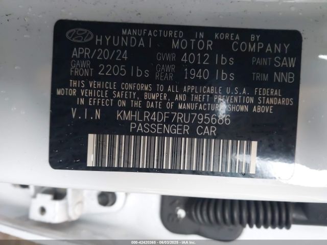 2024 HYUNDAI ELANTRA KMHLR4DF7RU795686 Photo 8