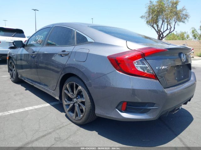 2019 HONDA CIVIC 2HGFC2F8XKH540563 Photo 2