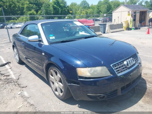 2005 AUDI S4 WUARL48H35K902107 Photo 0