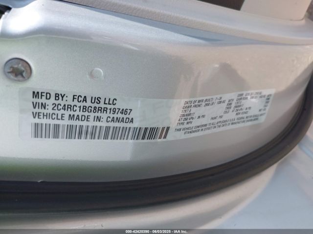 2024 CHRYSLER PACIFICA 2C4RC1BG8RR197467 Photo 8
