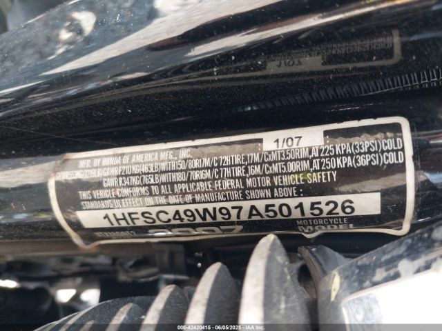 2007 HONDA VTX1800 1HFSC49W97A501526 Photo 9