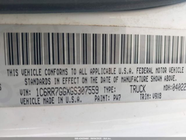 2016 RAM 1500 1C6RR7GGXGS307559 Photo 8