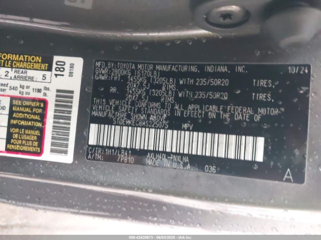 2024 TOYOTA SIENNA 5TDERKEC8RS225075 Photo 8