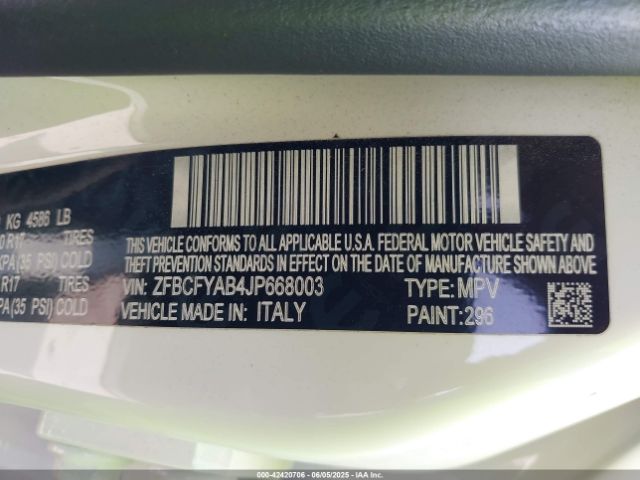 2018 FIAT 500X ZFBCFYAB4JP668003 Photo 8