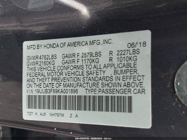 2019 ACURA TLX 19UUB3F69KA001896 Photo 8