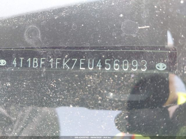 4T1BF1FK7EU456093 Toyota CAMRY XLE