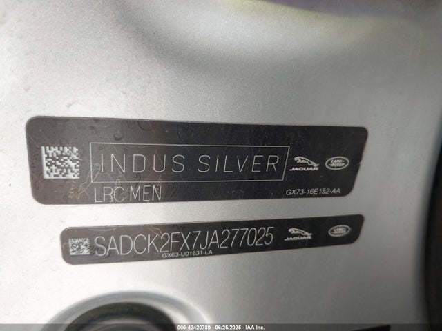 Jaguar aj20 2018 SADCK2FX7JA277025 Image 9