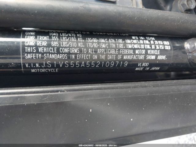 2005 SUZUKI C50 JS1VS55A552109719 Photo 9