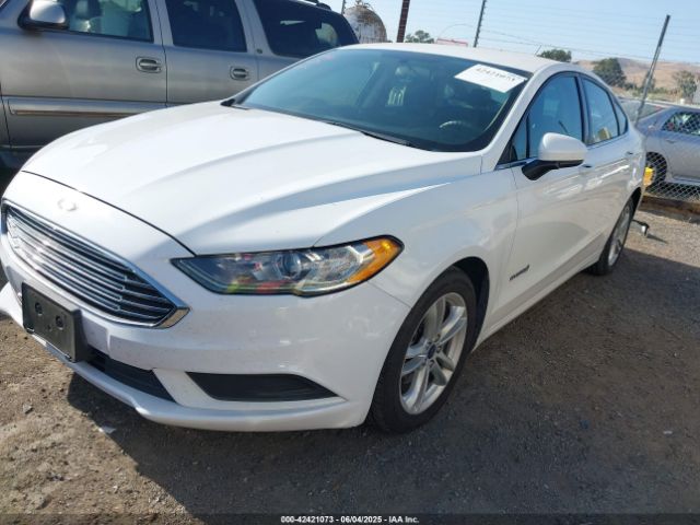 3FA6P0LU4JR249042 Ford Fusion Hybrid Se