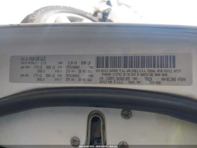 1C6RR7LT6KS621091 RAM 2019