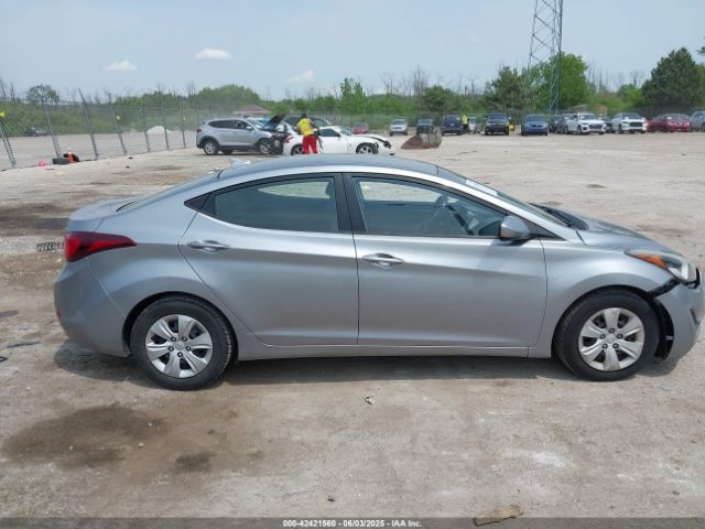 5NPDH4AE4GH752857 Hyundai ELANTRA SE