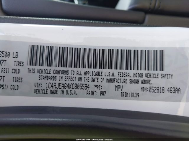 1C4RJEAG4KC805594 Jeep 2019