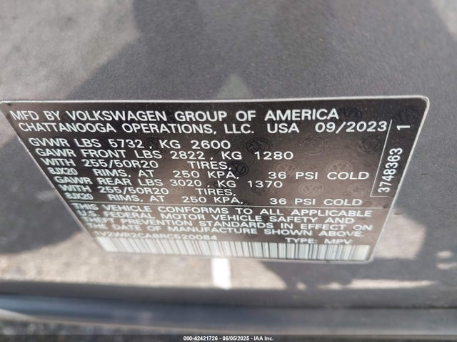 Volkswagen tsi 2024 1V2WR2CA8RC520084 Image 9