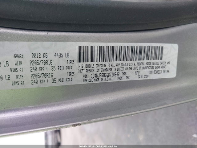 Jeep Patriot Sport 2016 1C4NJPBB6GD710842 Image 9