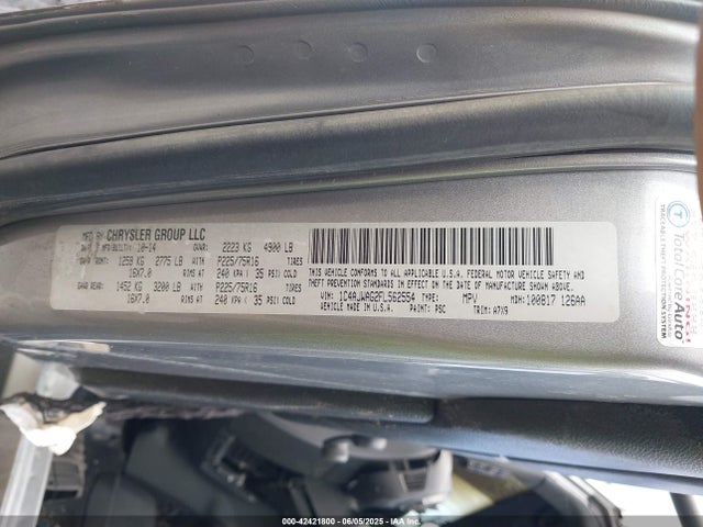 1C4AJWAG2FL562554 Jeep Wrangler