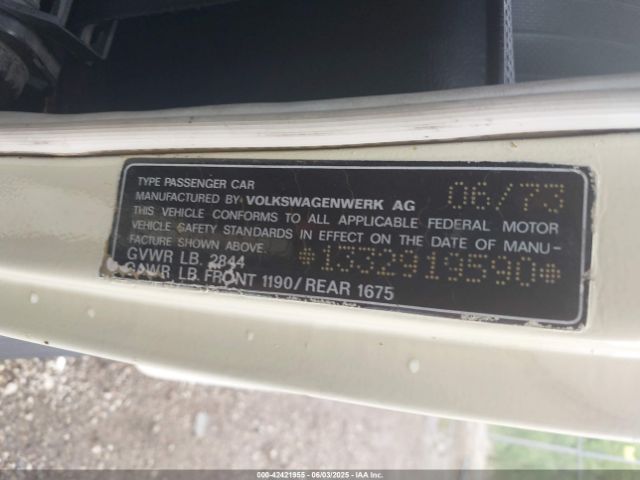 1973 VOLKSWAGEN BEETLE 1332919590 Photo 8