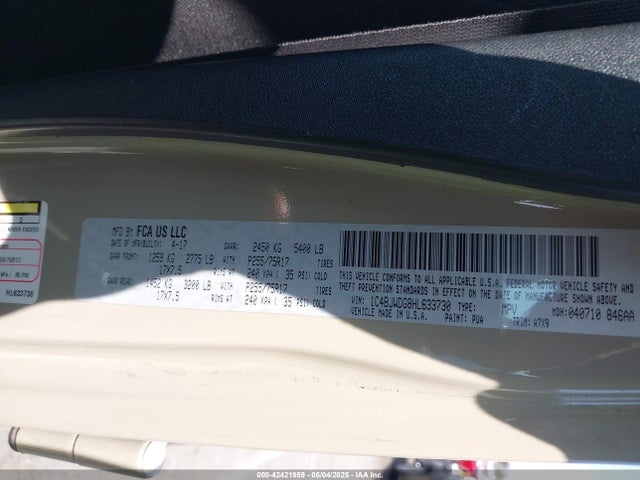1C4BJWDG8HL633730 Jeep 2017