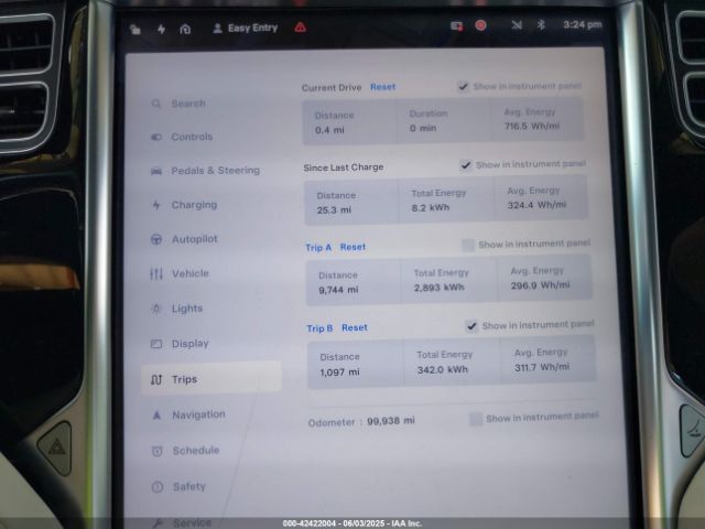 2017 TESLA MODEL S 5YJSA1E21HF190815 Photo 6
