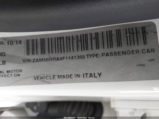 ZAM56RRA4F1141365 Maserati m156b