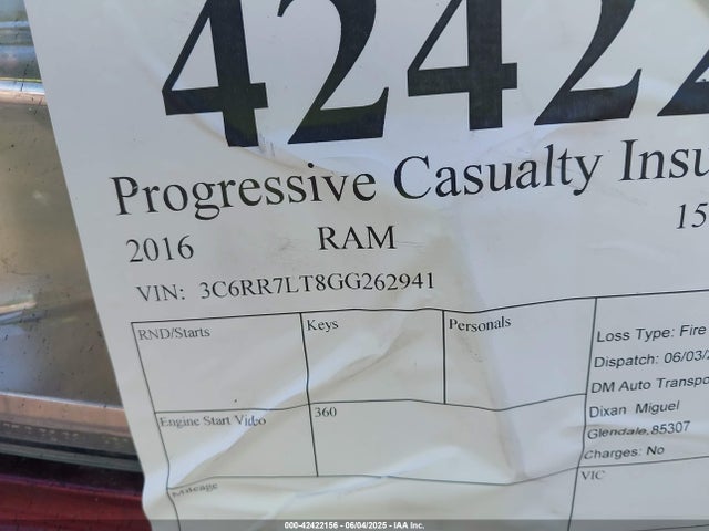 3C6RR7LT8GG262941 RAM 1500