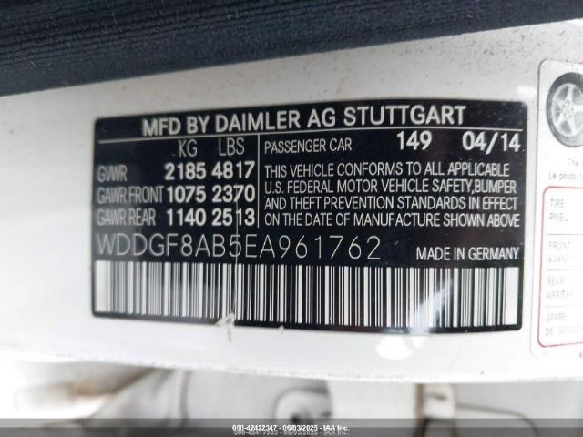 WDDGF8AB5EA961762 Mercedes-Benz C 300 Luxury 4matic/sport 4matic