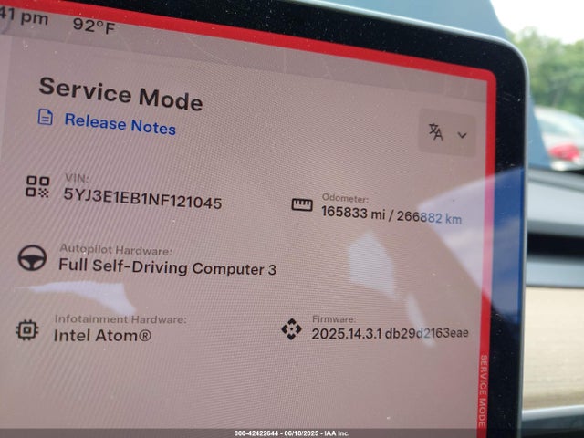 2022 TESLA MODEL 3 5YJ3E1EB1NF121045 Photo 6