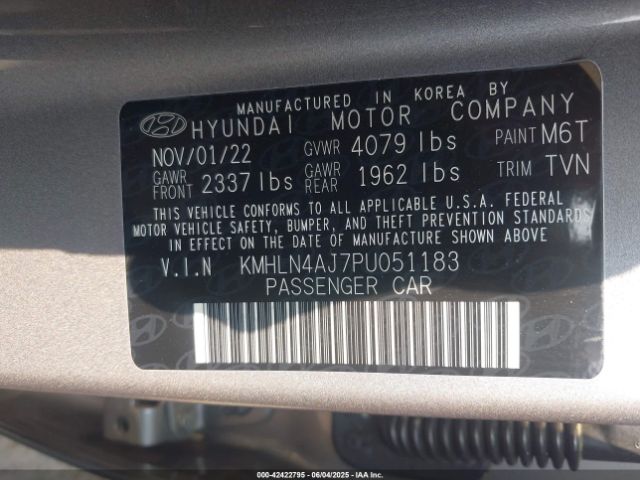 2023 HYUNDAI ELANTRA HYBRID KMHLN4AJ7PU051183 Photo 8