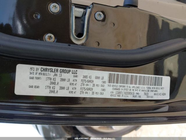 2013 RAM 1500 1C6RR7LTXDS585019 Photo 8