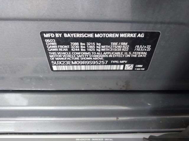 2024 BMW X7 5UX23EM09R9S95257 Photo 8