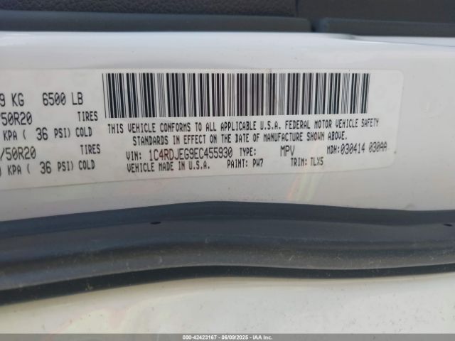 2014 DODGE DURANGO 1C4RDJEG9EC455930 Photo 8