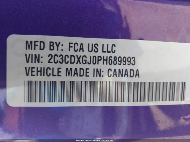 Dodge Charger 2023 2C3CDXGJ0PH689993 Image 9