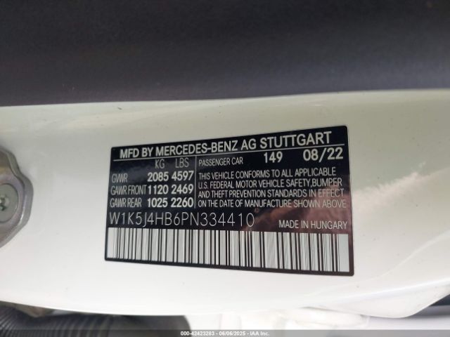 2023 MERCEDES-BENZ CLA 250 COUPE W1K5J4HB6PN334410 Photo 8