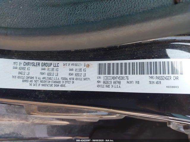 Chrysler 2015 2015 1C3CCCABXFN538176 Image 9