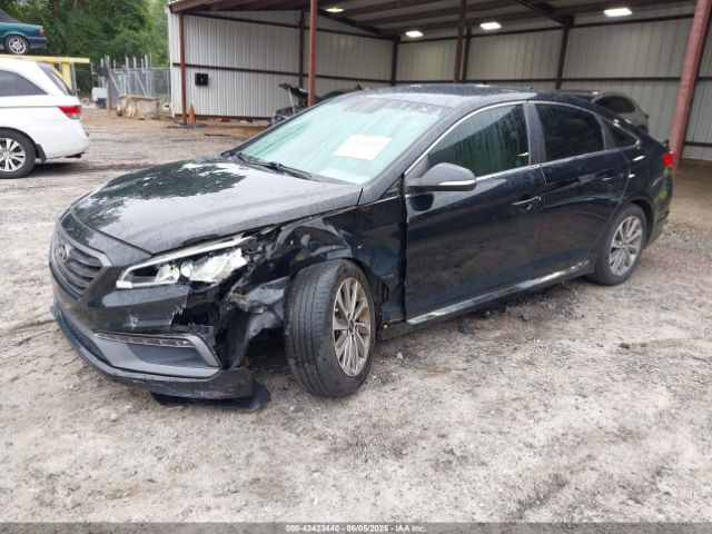 2016 HYUNDAI SONATA 5NPE34AF7GH261761 Photo 1