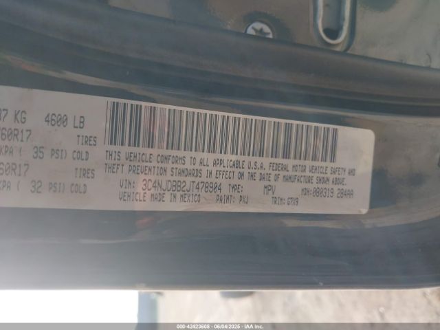 2018 JEEP COMPASS 3C4NJDBB2JT478904 Photo 8