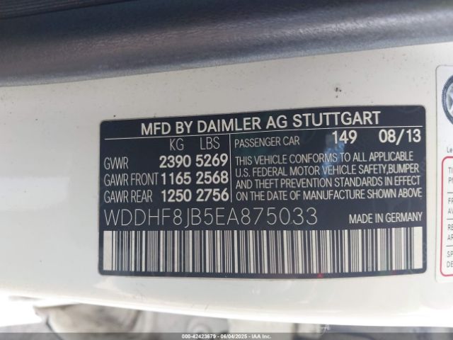 2014 MERCEDES-BENZ E 350 WDDHF8JB5EA875033 Photo 8