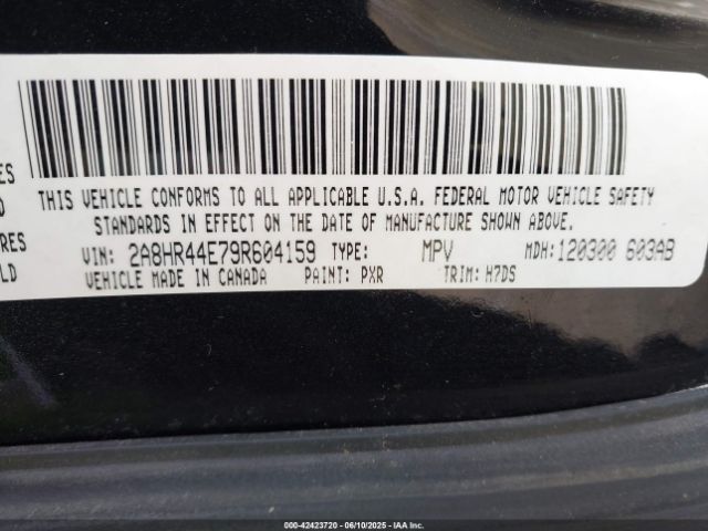 2009 CHRYSLER TOWN & COUNTRY 2A8HR44E79R604159 Photo 8