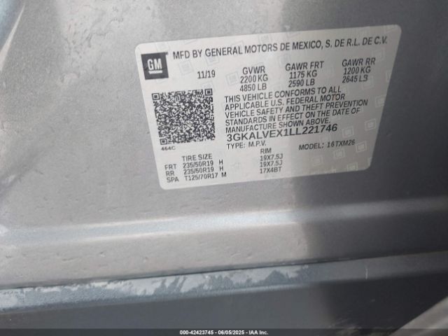 2020 GMC TERRAIN 3GKALVEX1LL221746 Photo 8