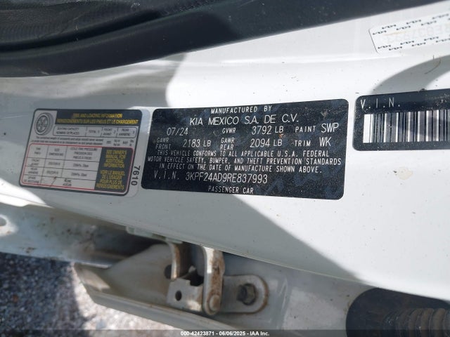 3KPF24AD9RE837993 KIA mpi nu