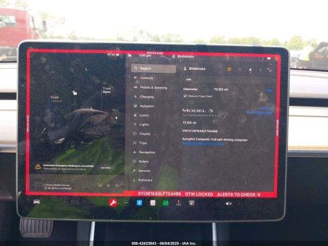 2020 TESLA MODEL 3 5YJ3E1EA2LF704499 Photo 6