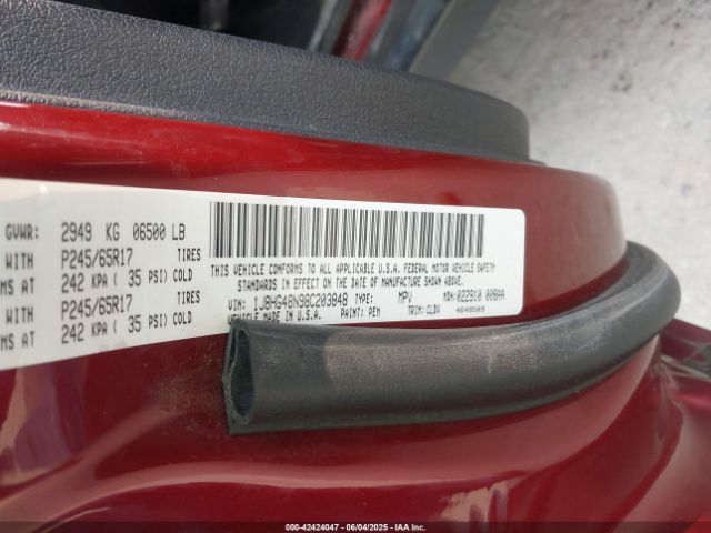2008 JEEP COMMANDER 1J8HG48N98C203848 Photo 8