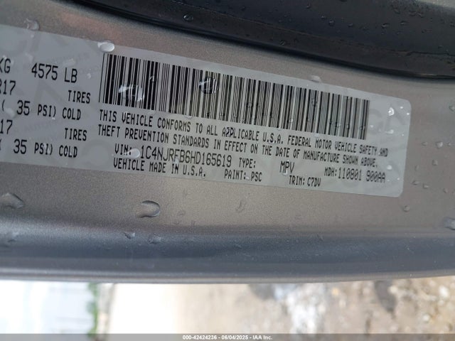 1C4NJRFB6HD165619 Jeep 2017